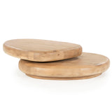 Couchtische ausziehbar-drehbar, Couchtisch Natur-Holz, Breite 100 cm