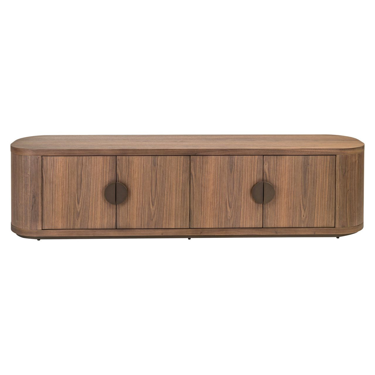 TV Schrank Walnuss braun, Fernsehschrank braun, Breite 200 cm