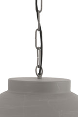Pendelleuchte grau, Hängelampe grau, Durchmesser 60 cm