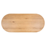 Eichentisch Eiche massiv, Esstisch Natureiche, Tisch Eiche massiv, Esstisch oval Eiche,  Breite 270 cm