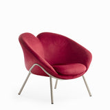 Sessel rot-grau modern