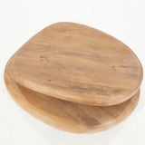 Couchtische ausziehbar-drehbar, Couchtisch Natur-Holz, Breite 100 cm