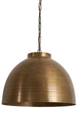 Pendelleuchte Bronze, Hängelampe Antik-Gold, Durchmesser 60 cm