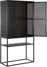 Schrank schwarz, Bücherschrank schwarz, Aktenschrank schwarz, Breite 88 cm