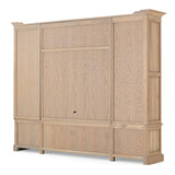 TV Schrank Eiche, Fernsehschrank Eiche Landhaus, Breite 266 cm