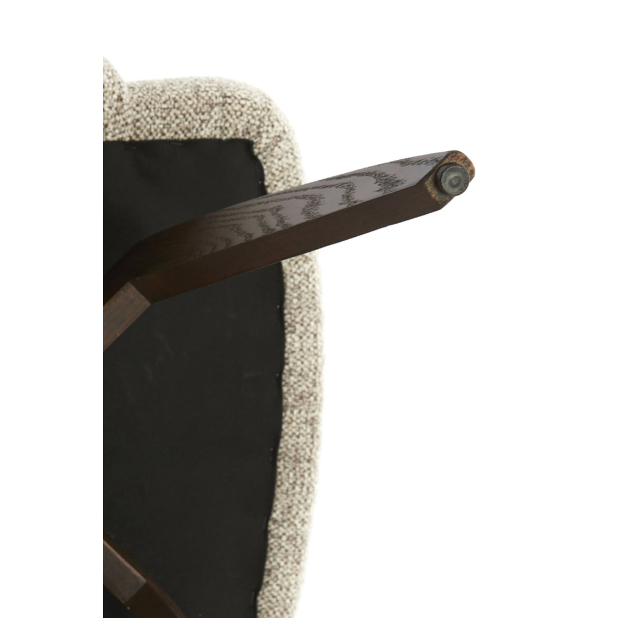 Stuhl drehbar braun gepolstert, Stuhl Holz-braun