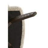 Stuhl drehbar braun gepolstert, Stuhl Holz-braun