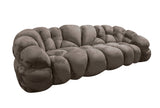 Sofa beige 3 Sitzer, Sitzsofa beige, Breite 253 cm