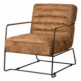 Sessel cognac, Sessel Industriedesign