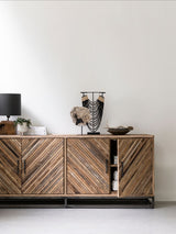 Anrichte Altholz,  Unikat Sideboard Massivholz, Breite 195 cm