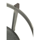 Couchtisch rund Graphit-grau, Glastisch rund, Durchmesser 90 cm