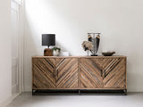 Anrichte Altholz,  Unikat Sideboard Massivholz, Breite 195 cm