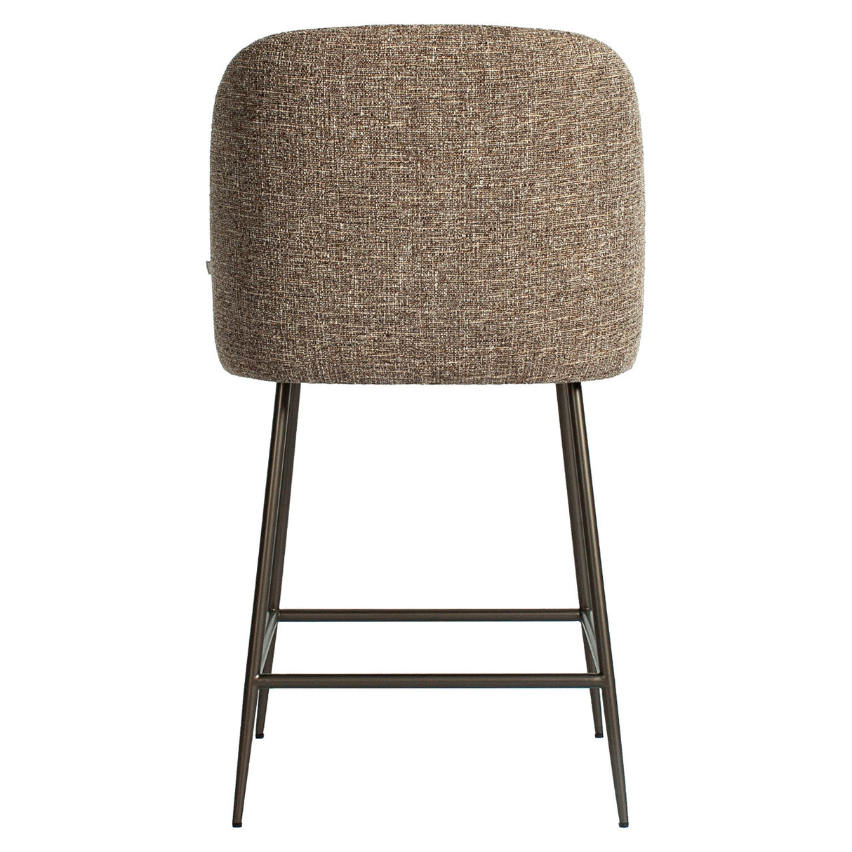 Barstuhl braun, Barstuhl Metall-Stuhlbeine, Sitzhöhe 70 cm