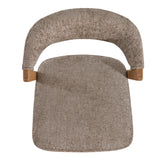 Stuhl taupe, Stuhl Holz-Gestell Naturholz