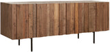 Sideboard Massivholz, Sideboard braun, Breite 180 cm