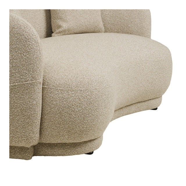 Sofa und Sessel Farbe Sand, 2er Set Sofa Sand, Sessel Sand