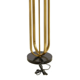 Stehleuchte Bronze-Gold, Lampenfuß Gold für eine Stehleuchte mit Lampenschirm, Stehlampe Bronze matt, Höhe 140 cm