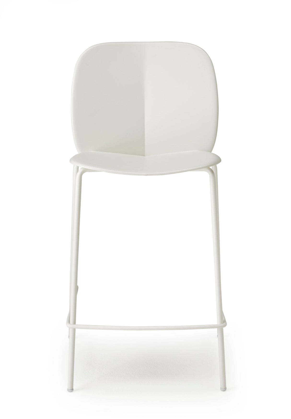 Designer bar stools, red, aluminum