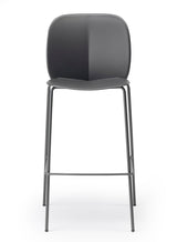 Barstuhl anthrazit, Design Barstuhl anthrazit Metall-Gestell, Sitzhöhe 65 cm