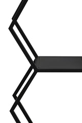 Regal schwarz, Metallregal schwarz, Regal Metall schwarz, Breite 100 cm