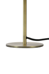 Tischlampe Gold, Tischleuchte Gold, Tischlampe Metall Gold, Höhe 45 cm