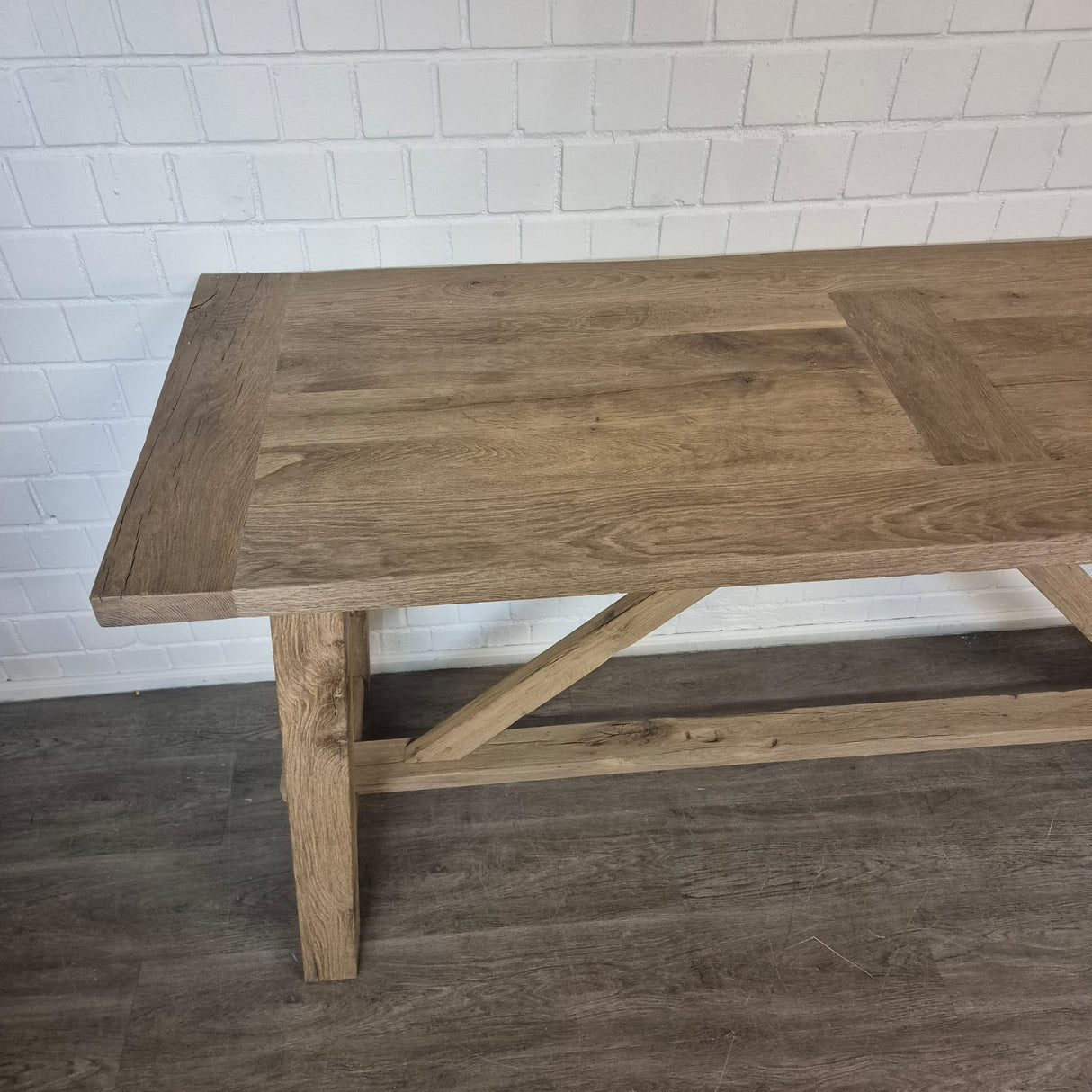 Bartisch Alteiche, Stehtisch Eiche, Länge 230 cm