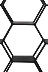 Regal schwarz, Metallregal schwarz, Regal Metall schwarz, Breite 100 cm