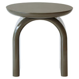 Beistelltisch rund olive-grün, runder Beistelltisch grün, Durchmesser 50 cm