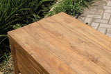 TV Schrank Teakholz, Lowboard Teakholz Landhaus, Breite 240 cm