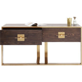 Konsole Gold-braun, Wandtisch braun, Breite 148 cm