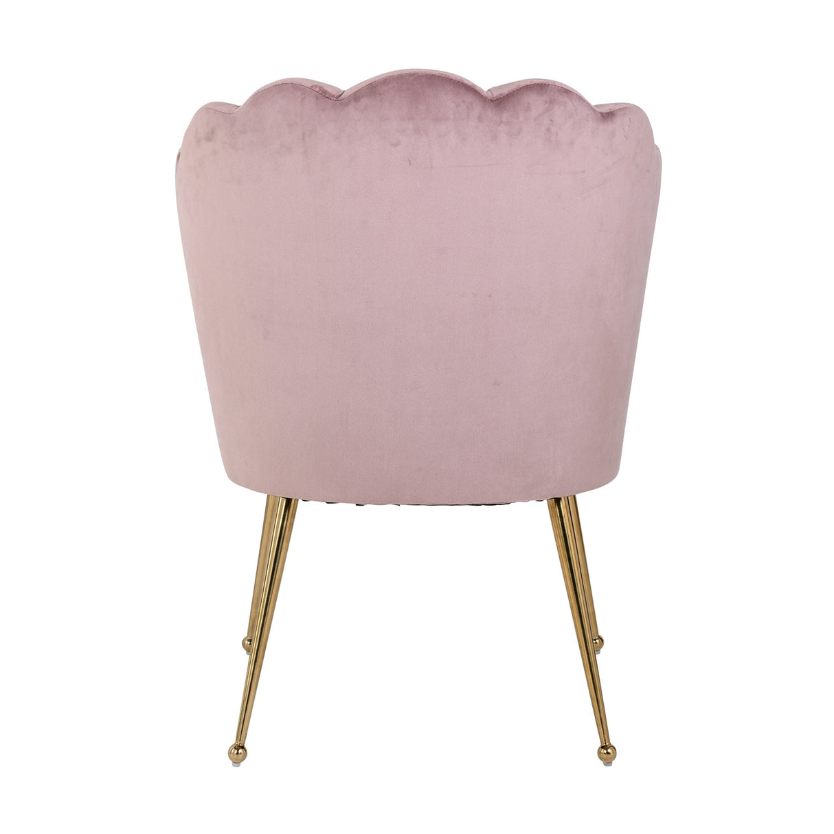 Stuhl rosa gepolstert, Stuhl Gold Velvet Stoff