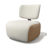 Sessel drehbar cognac, Lobby-Sessel cognac, Breite 73 cm