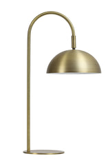 Tischlampe Gold Lampenschirm, Tischleuchte Gold, Tischlampe Lampenschirm Gold, Höhe 43 cm