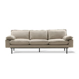 Sofa beige 3-Sitzer, Sofa retro  Breite 245 cm