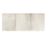 Sitzbank weiß Kuhfell, Sitzbank Kuhfell, Länge 95 cm