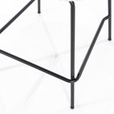 Barstuhl beige,  Barstuhl Metall-Gestell, Sitzhöhe 66 cm