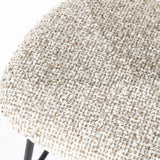 Barstuhl beige,  Barstuhl Metall-Gestell, Sitzhöhe 66 cm