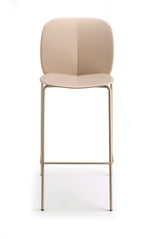 Barstuhl Farbe Karamell Design Barstuhl Karamell Metall-Gestell, Sitzhöhe 65 cm