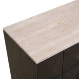 Sideboard braun, Anrichte braun Eiche furniert, Breite 170 cm