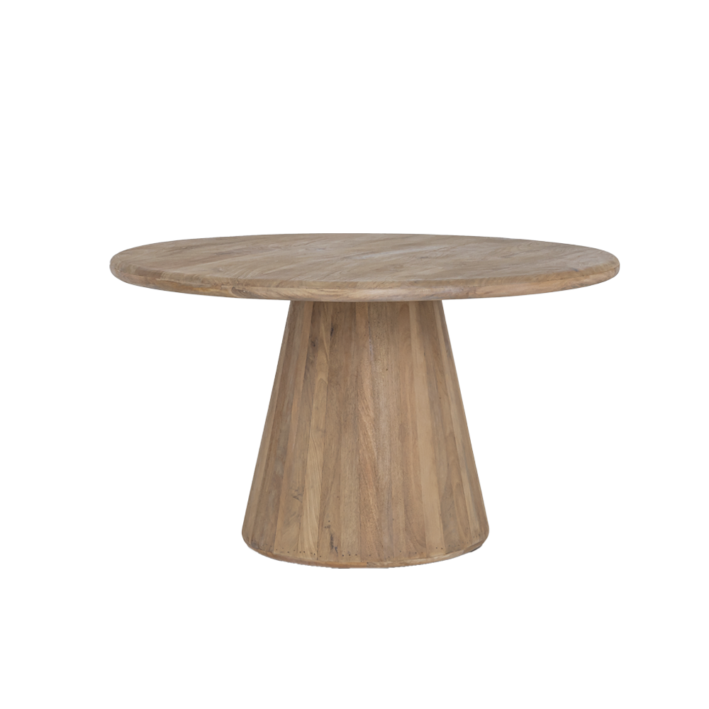 Esstisch rund Massivholz, runder Tisch Holz, Durchmesser 130 cm