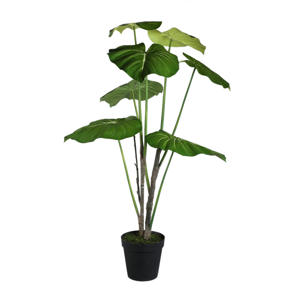 Kunstpflanze grün XL, Deko-Kunstpflanze Philodendron grün, Höhe 178 cm