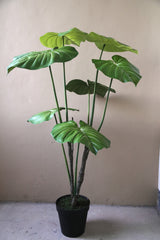 Kunstpflanze grün XL, Deko-Kunstpflanze Philodendron grün, Höhe 178 cm