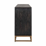 Sideboard Bronze schwarz, Anrichte Bronze-schwarz, Sideboard schwarz Gold, Breite 225 cm