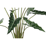 Kunstpflanze groß Alocasia, Deko-Kunstpflanze  grün, Höhe 140cm