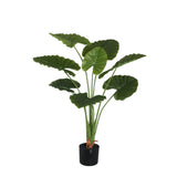 Kunstpflanze  Alocasia,  Deko-Kunstpflanze  grün, Höhe 120 cm