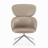 Sessel weiß Leder, Lounge-Sessel weiß drehbar