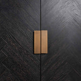 Sideboard Bronze schwarz, Anrichte Bronze-schwarz, Sideboard schwarz Gold, Breite 225 cm