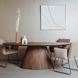 Esstisch braun oval, Tisch oval braun, Länge 240 cm
