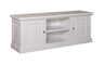 TV Schrank weiß, Fernsehschrank weiß Landhausstil, Fernsehkommode weiß, Breite 160 cm