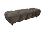 Sitzbank taupe, Bank taupe, Länge 160 cm